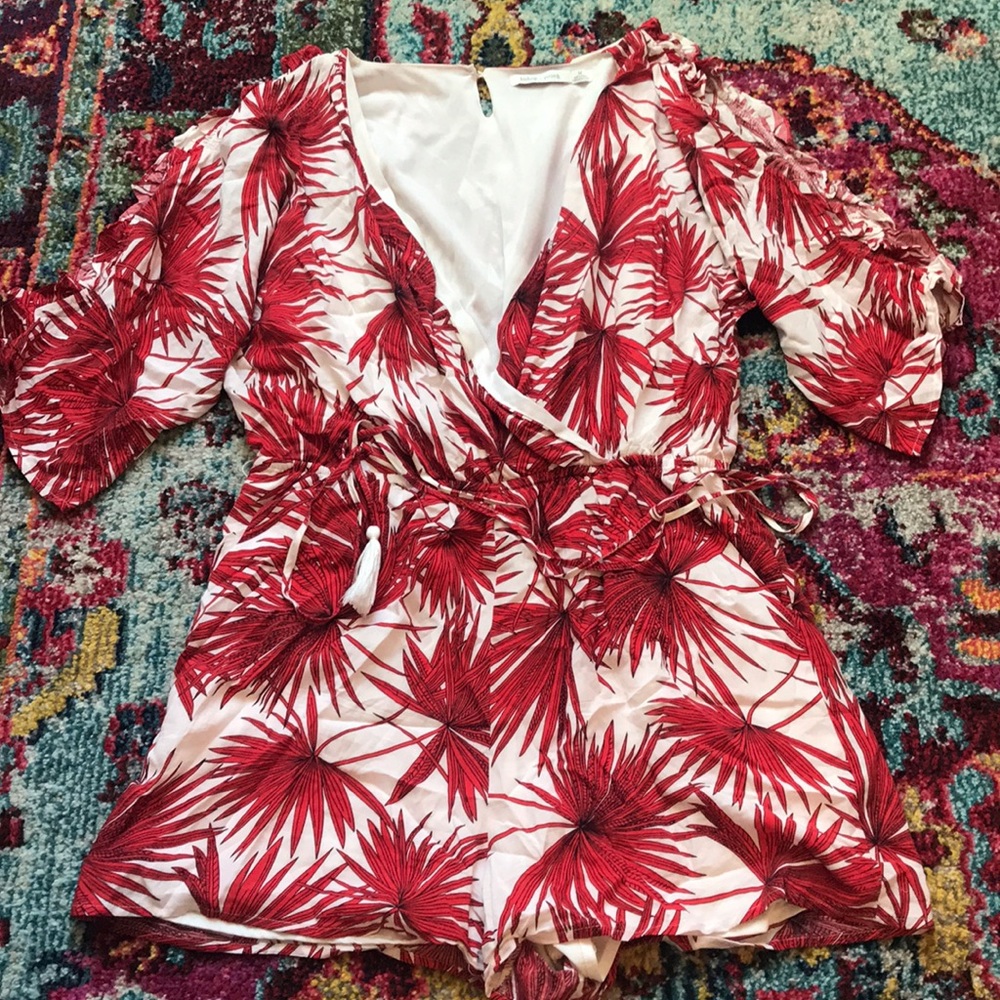 Bishop + Young cold shoulder romper